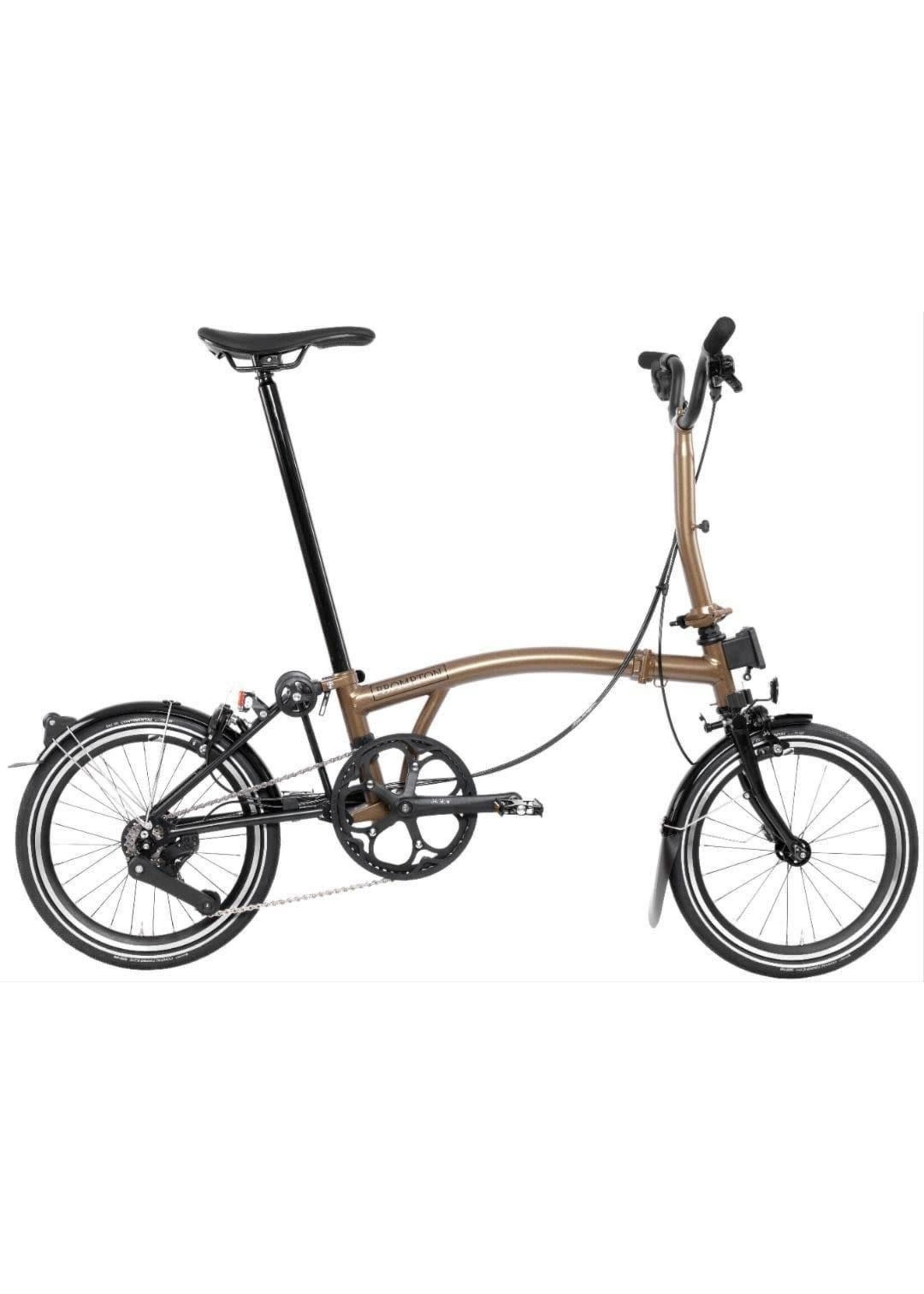 Brompton P Line M4L Bronze Sky - Titanium Black Matt