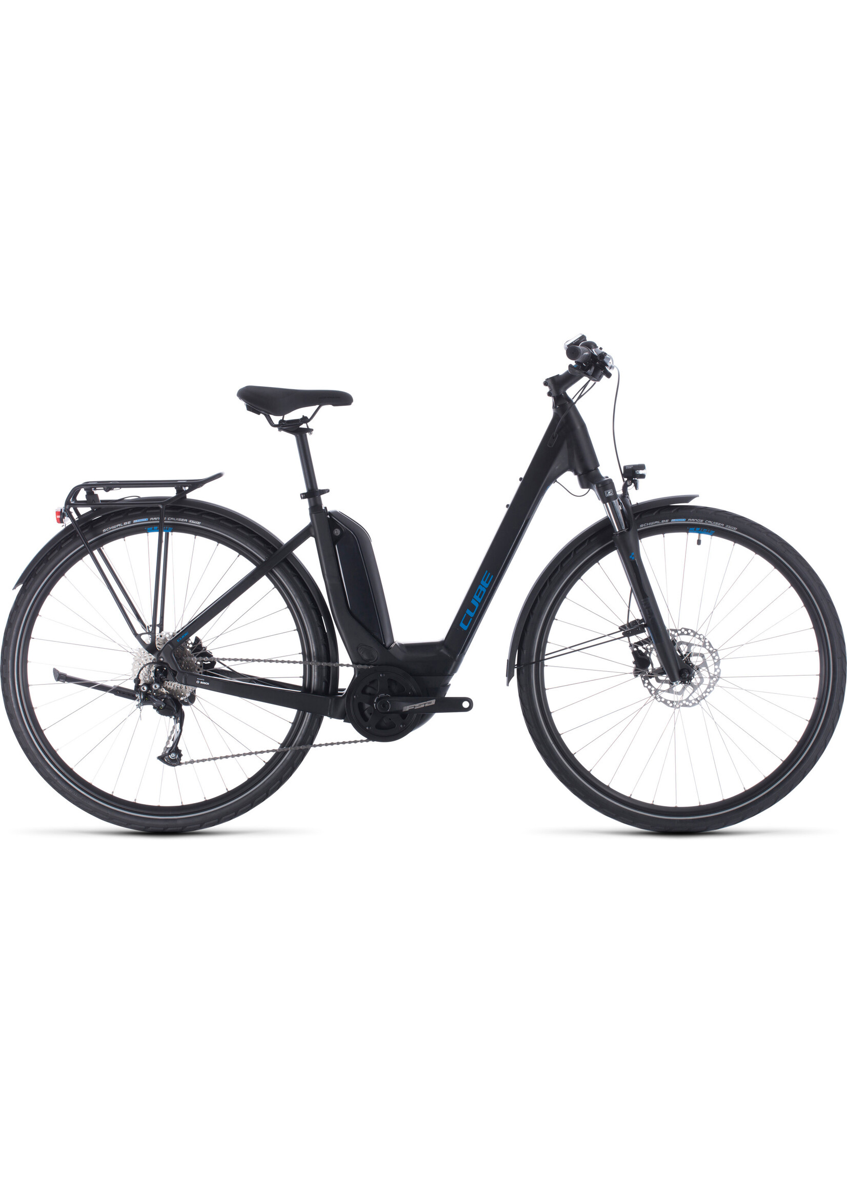 CUBE OKKASION - Cube Touring Hybrid ONE 500 2020 black'n'blue 54cm easy entry