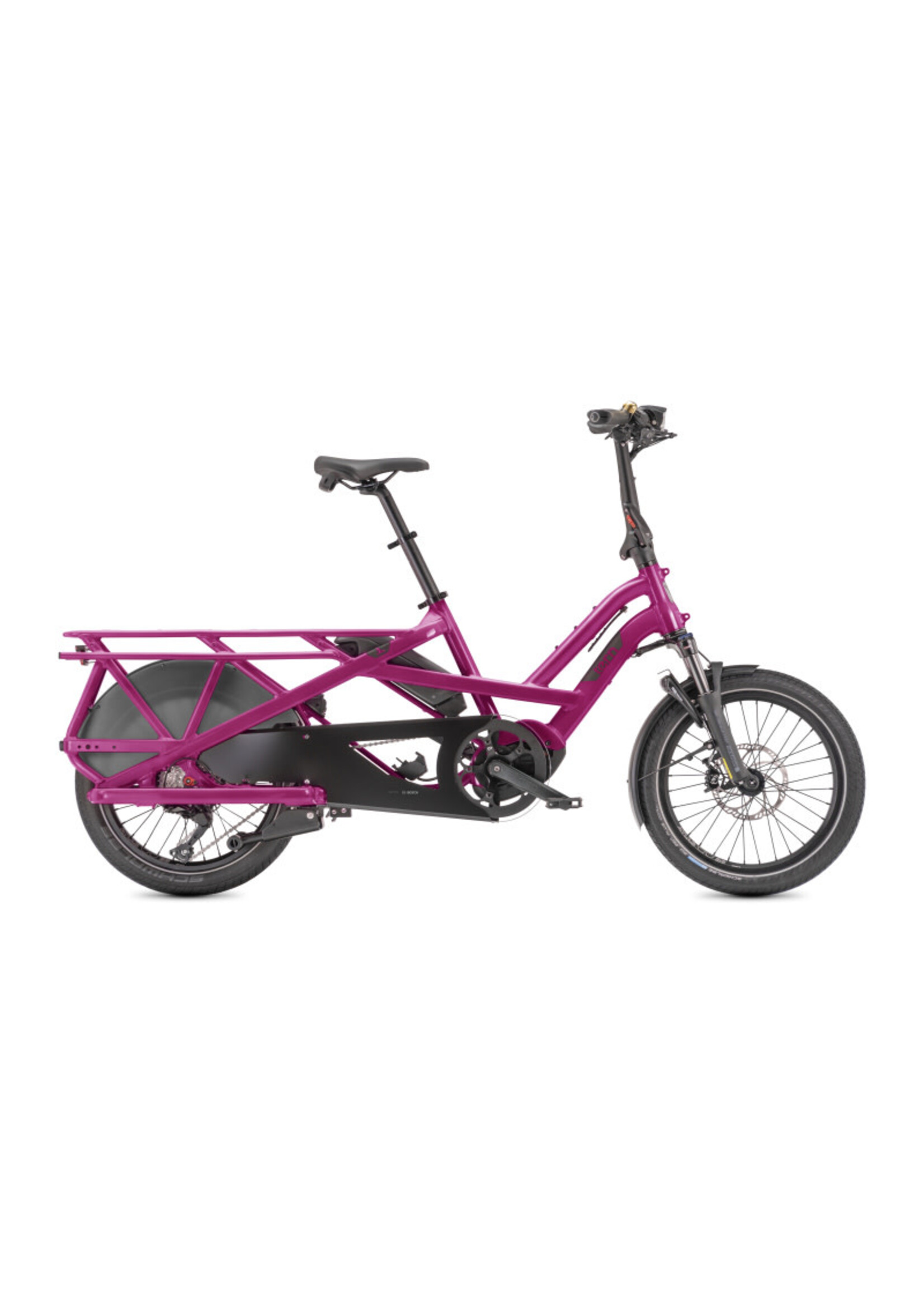 Tern Tern - GSD S10 Cargo line - 1000 wh - shimano 1x10 - Dragon Fruit / Darkgrey