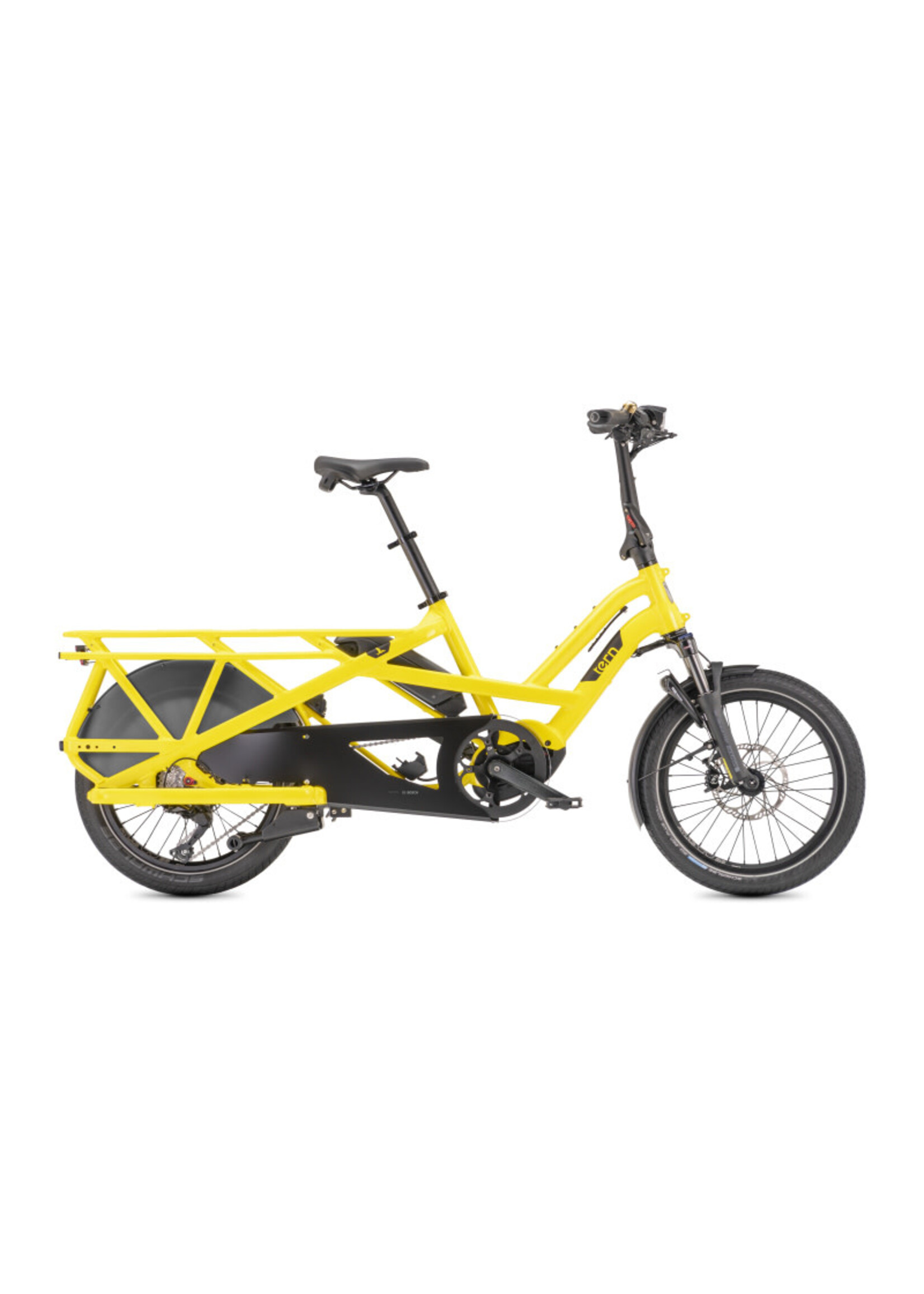 Tern Tern - GSD S10 Cargo line - 500 wh - shimano - 1x10 - giallo school bus