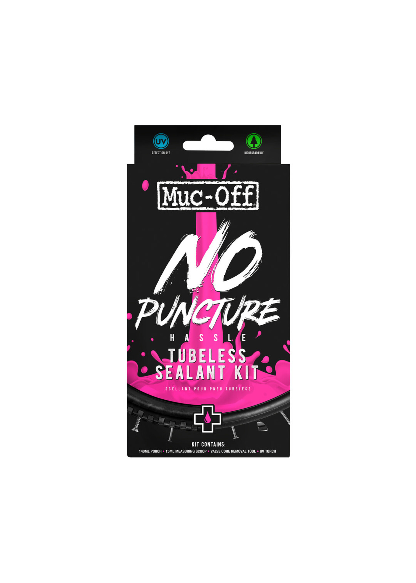 Muc-Off Muc-Off - Tubeless lattice kit "No Puncture Hassle" 140ml