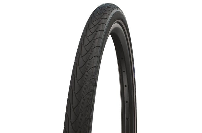 SCHWALBE Pneumatico Marathon Plus 700x45c rigido con banda riflettente nero