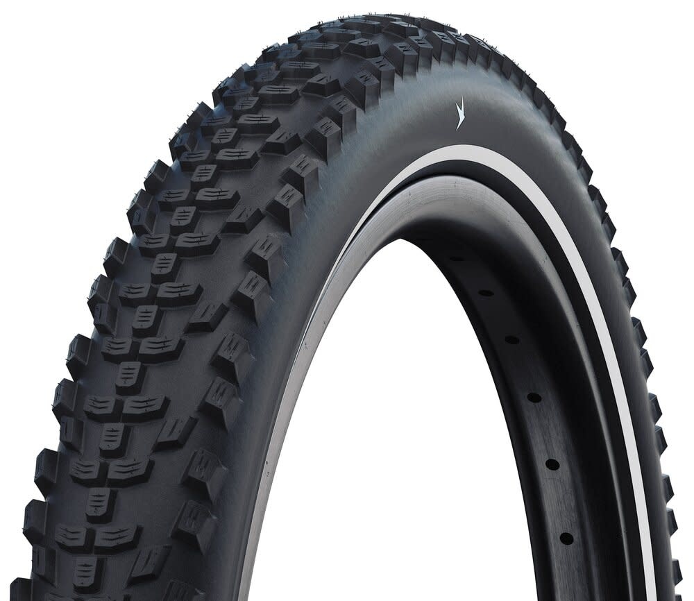 SCHWALBE Schwalbe Pneumatico Smart Sam Cargo 26x2.35 Addix E starr con banda riflettente