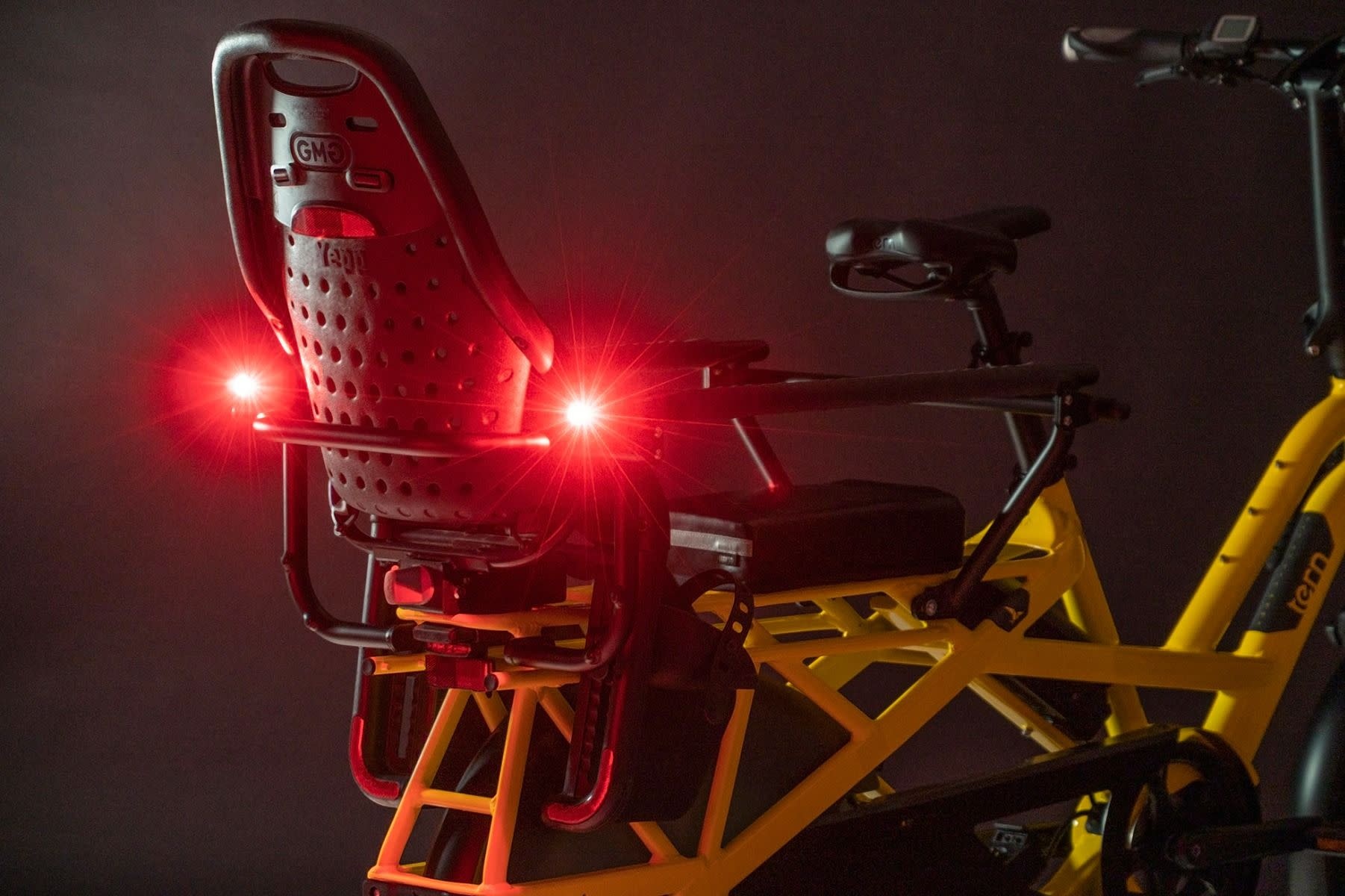 Tern Nitelite Rear, feu arrière rouge, Lampes de sécurité intégrées