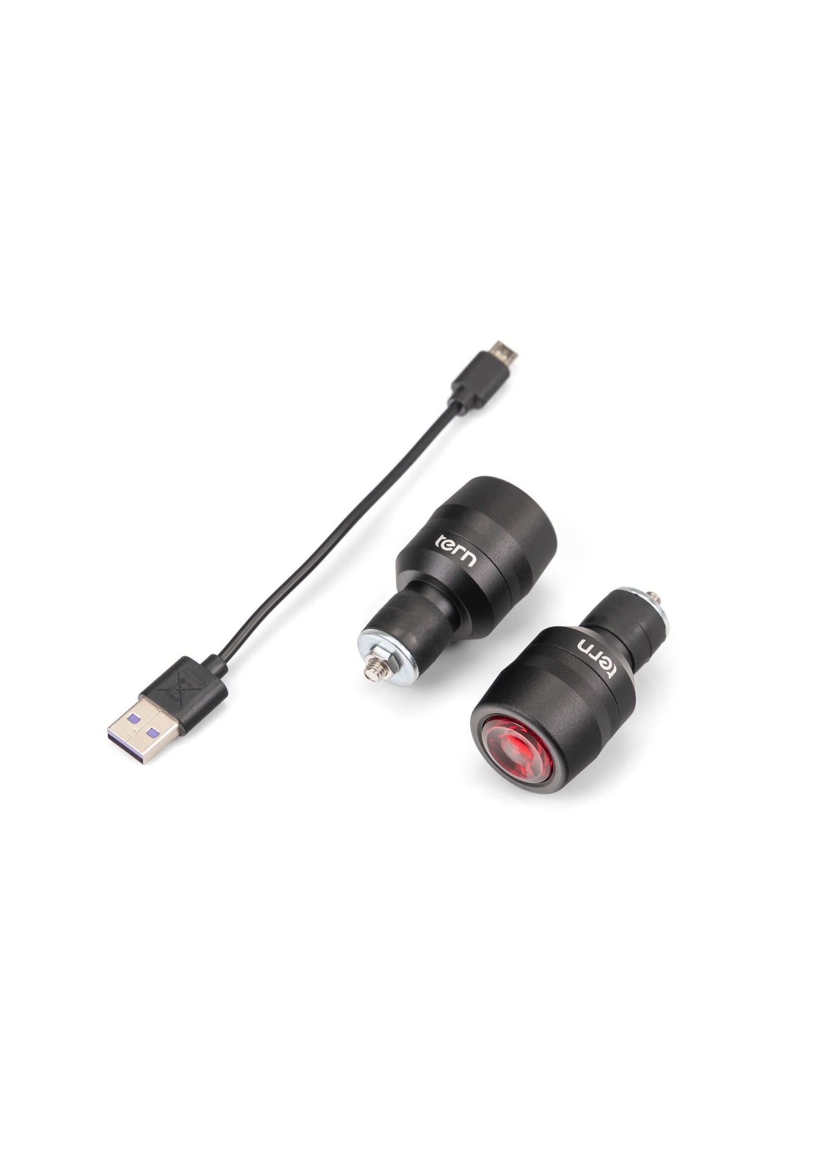 Tern Nitelite Rear, feu arrière rouge, Lampes de sécurité intégrées