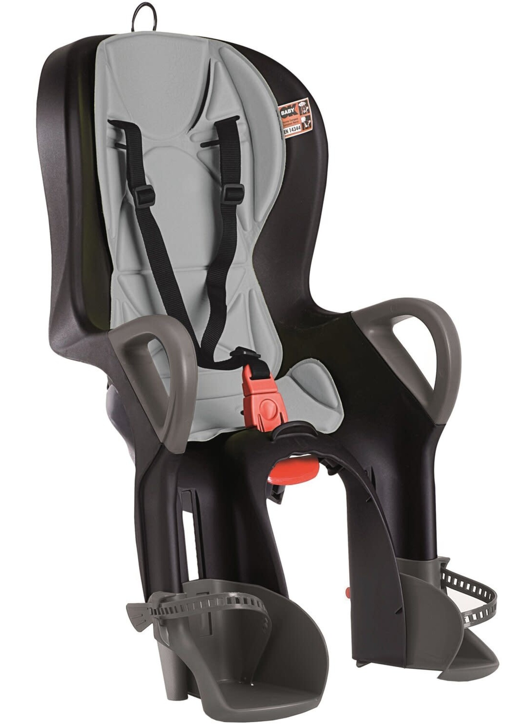 OK Baby Ok Baby Siège enfant 10+ noir avec rembourrage gris fixation arrière