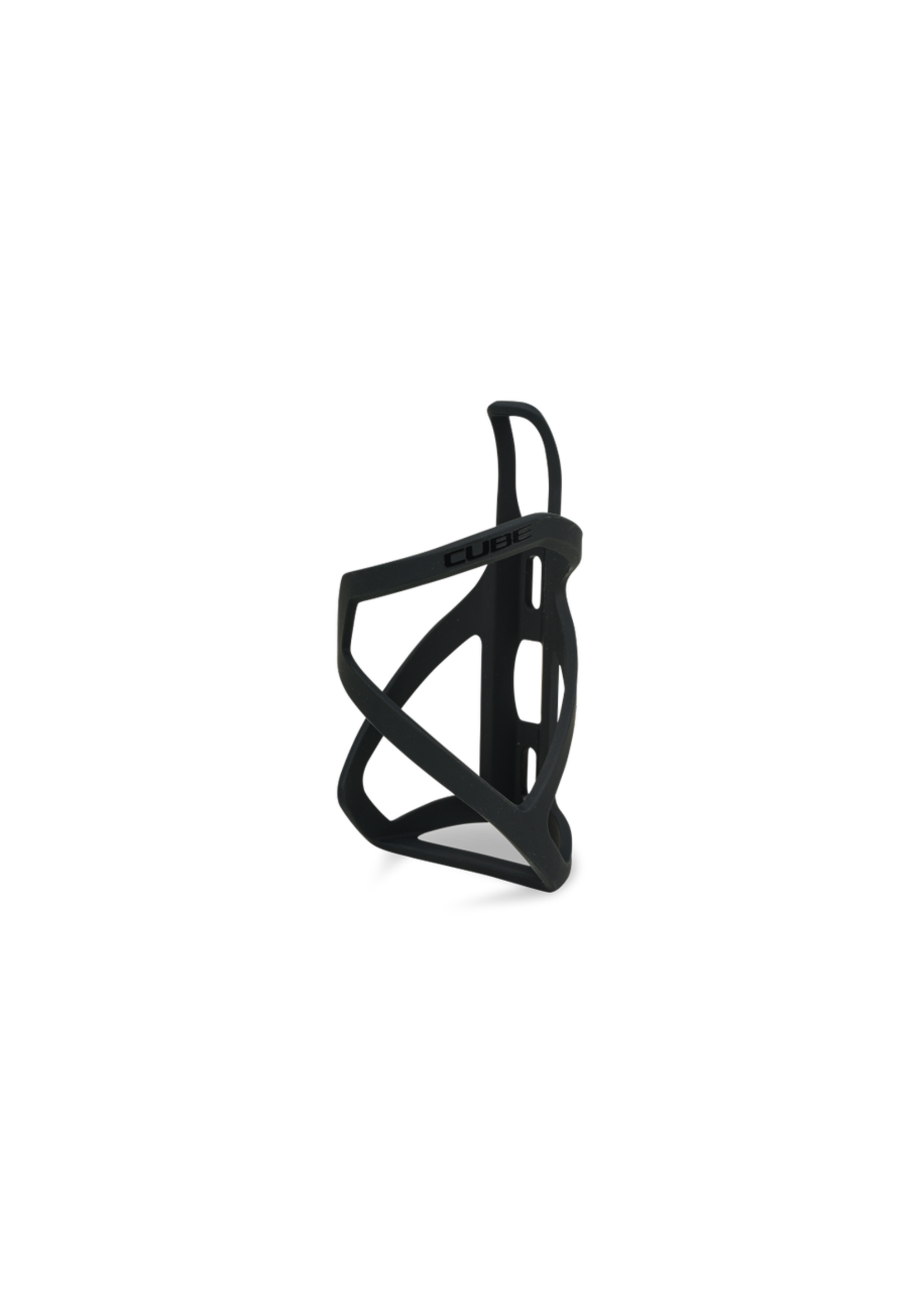 CUBE Bottle Cage HPP Left-Hand Sidecage matt black´n´glossy black