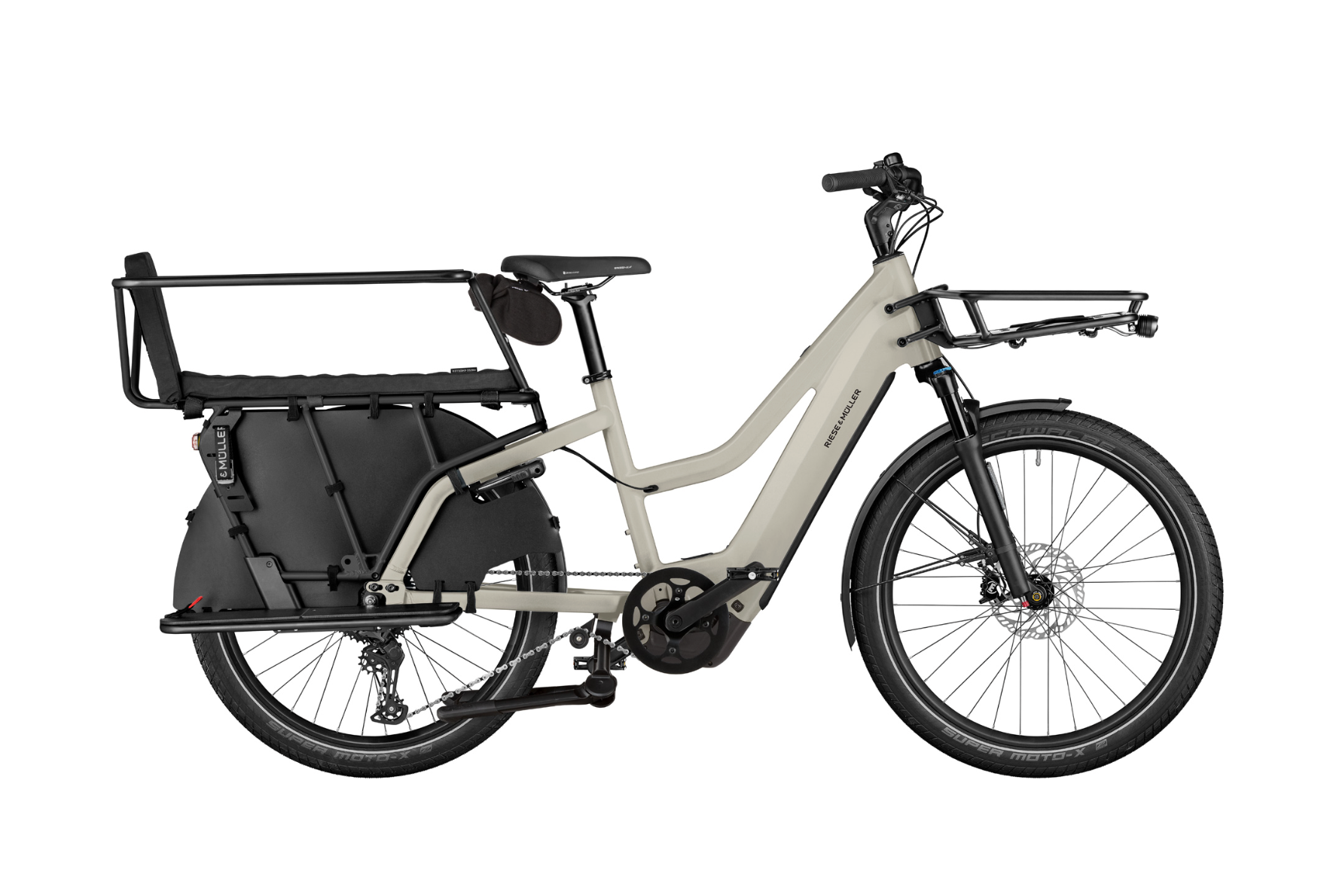 Multicharger3 Mixte Family 47 desert/black matt