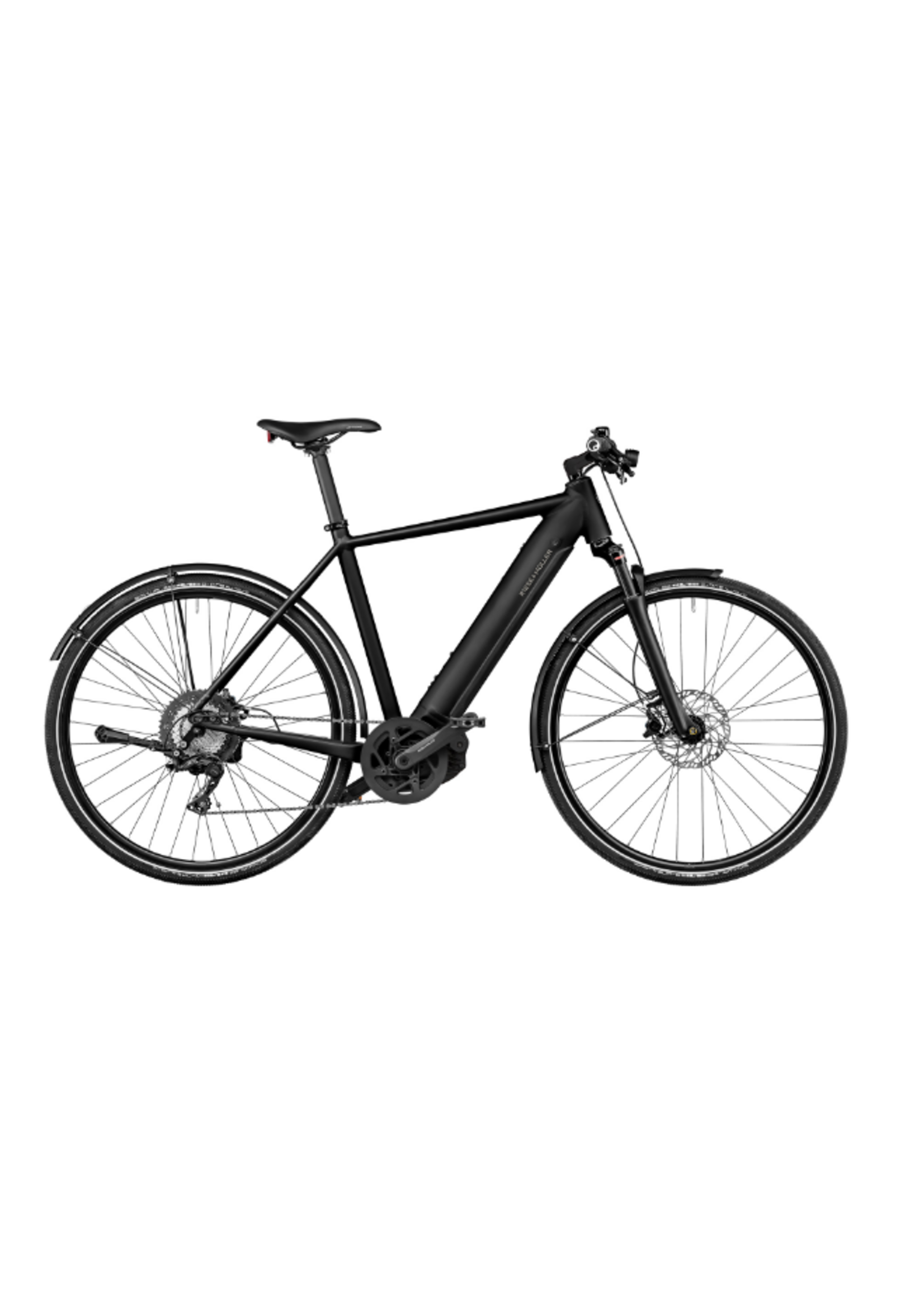 RIESE & MÜLLER Roadster4 Touring / Black Matt / 56cm / 625Wh / Kiox 300 / Porta pacchi / Lucchetto con catena e borsa