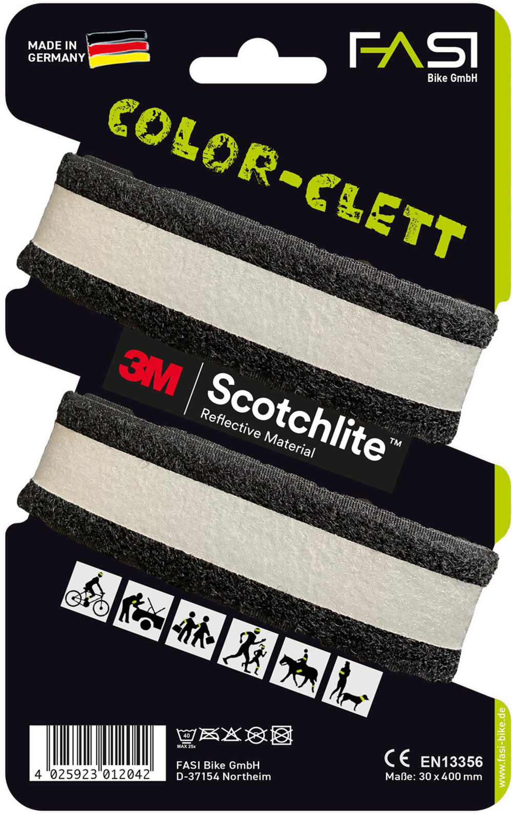 FASI Fasi Color-Clett con banda riflettente
