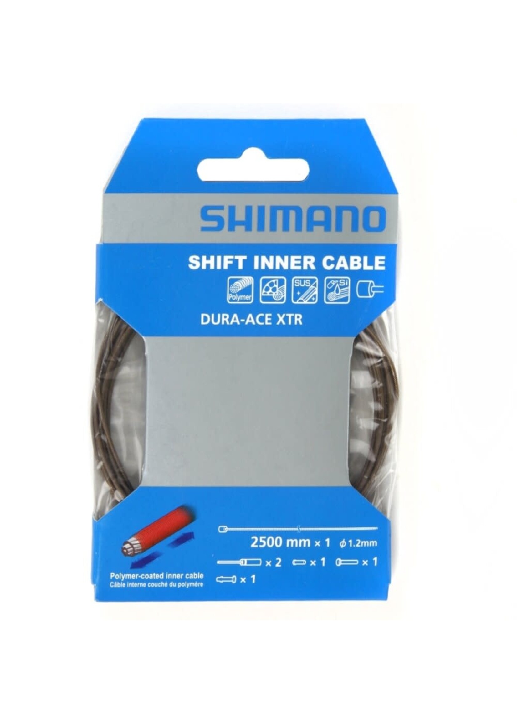 SHIMANO Shimano Cavo deragliatore 1.2x2500 mm polymer coated