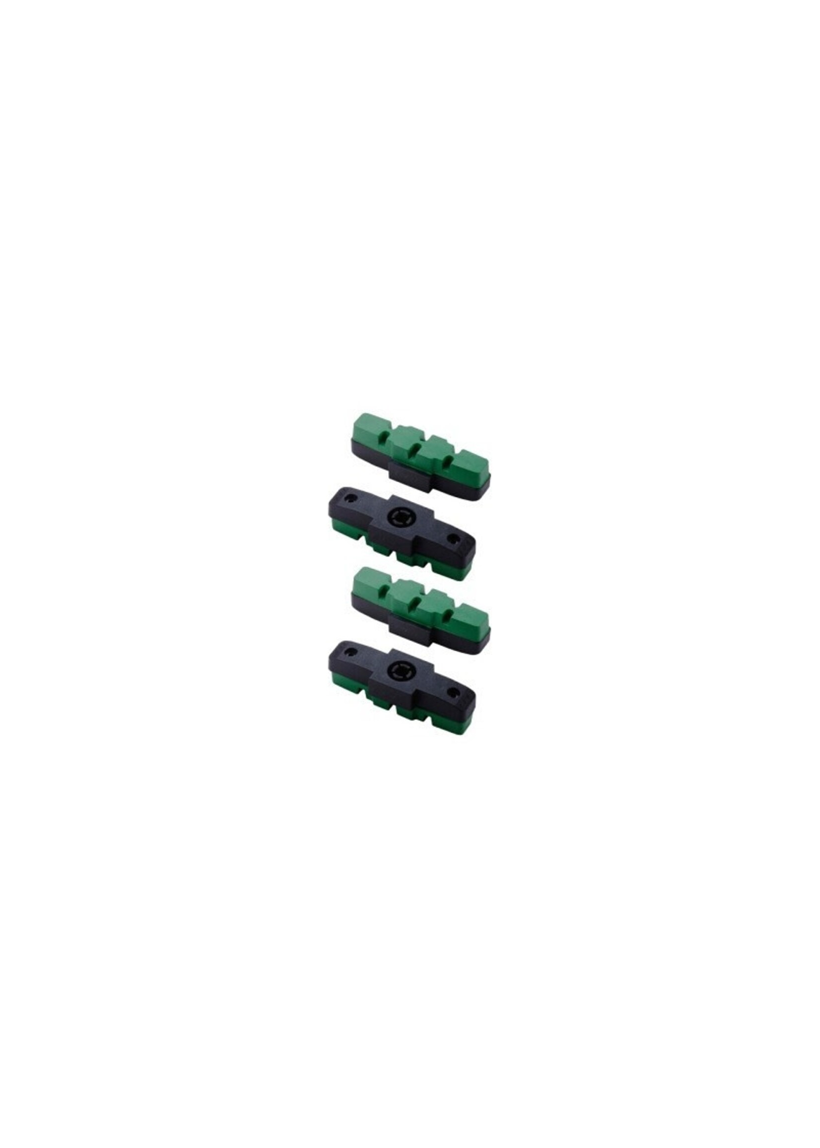 BBB Pastiglie freno per e-bike HS11/-22/-33, 2 paia, nero-verde, prestazioni ottimizzate