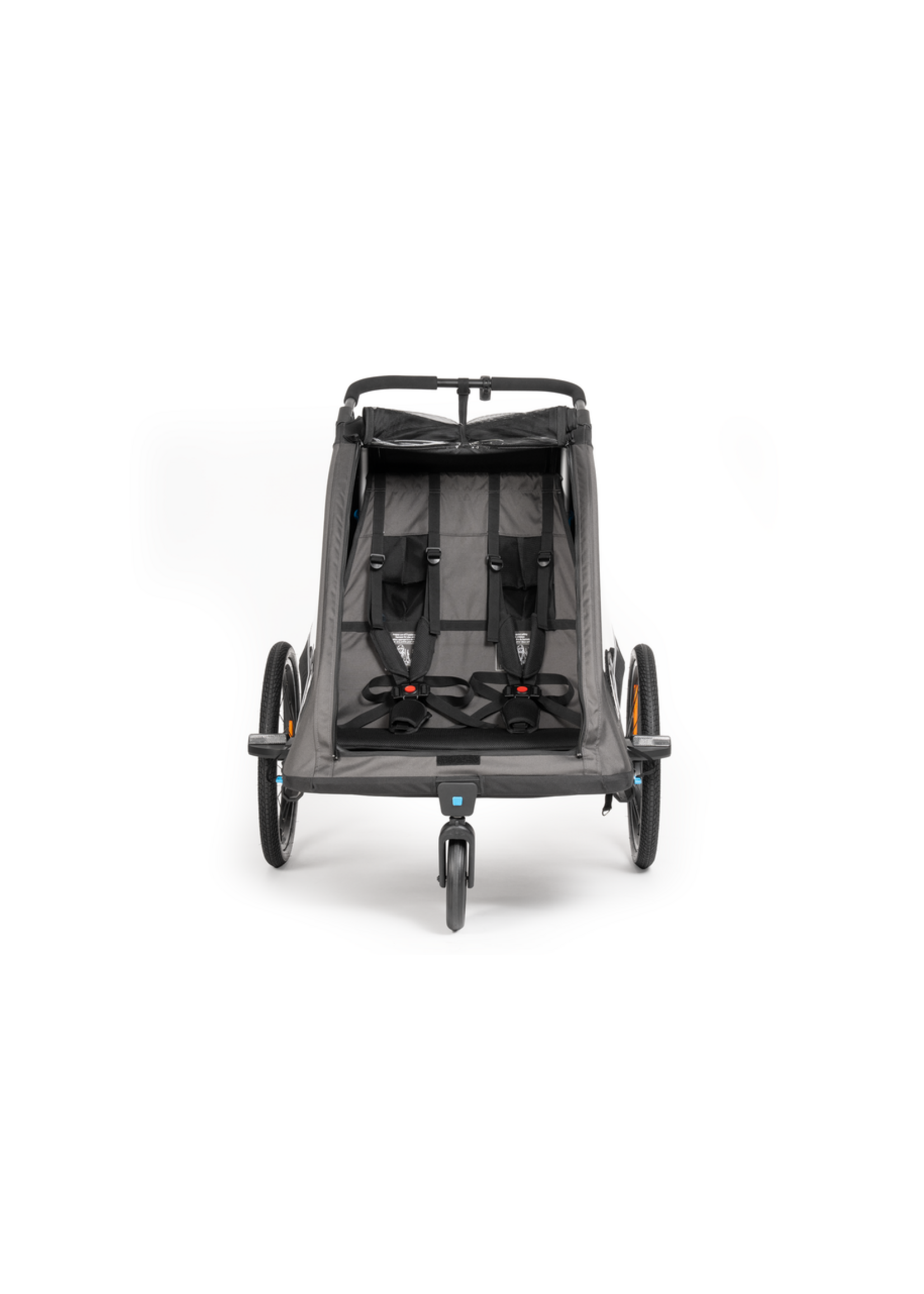 CUBE Rimorchio per bambini CUBE Double PURE black´n´grey