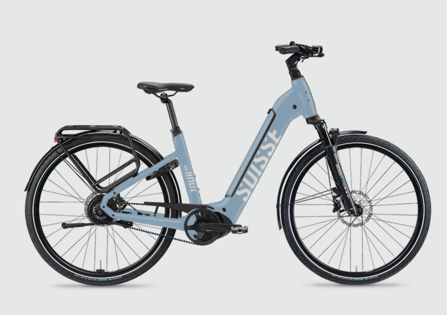 Tour de Suisse Charisma 42cm stahlblau matt 600wh