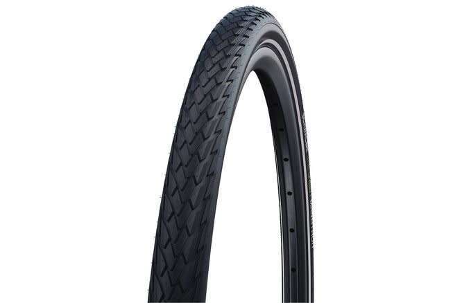 SCHWALBE Copertone rigido Schwalbe Green Marathon 700x32C GG con striscia riflettente, nero