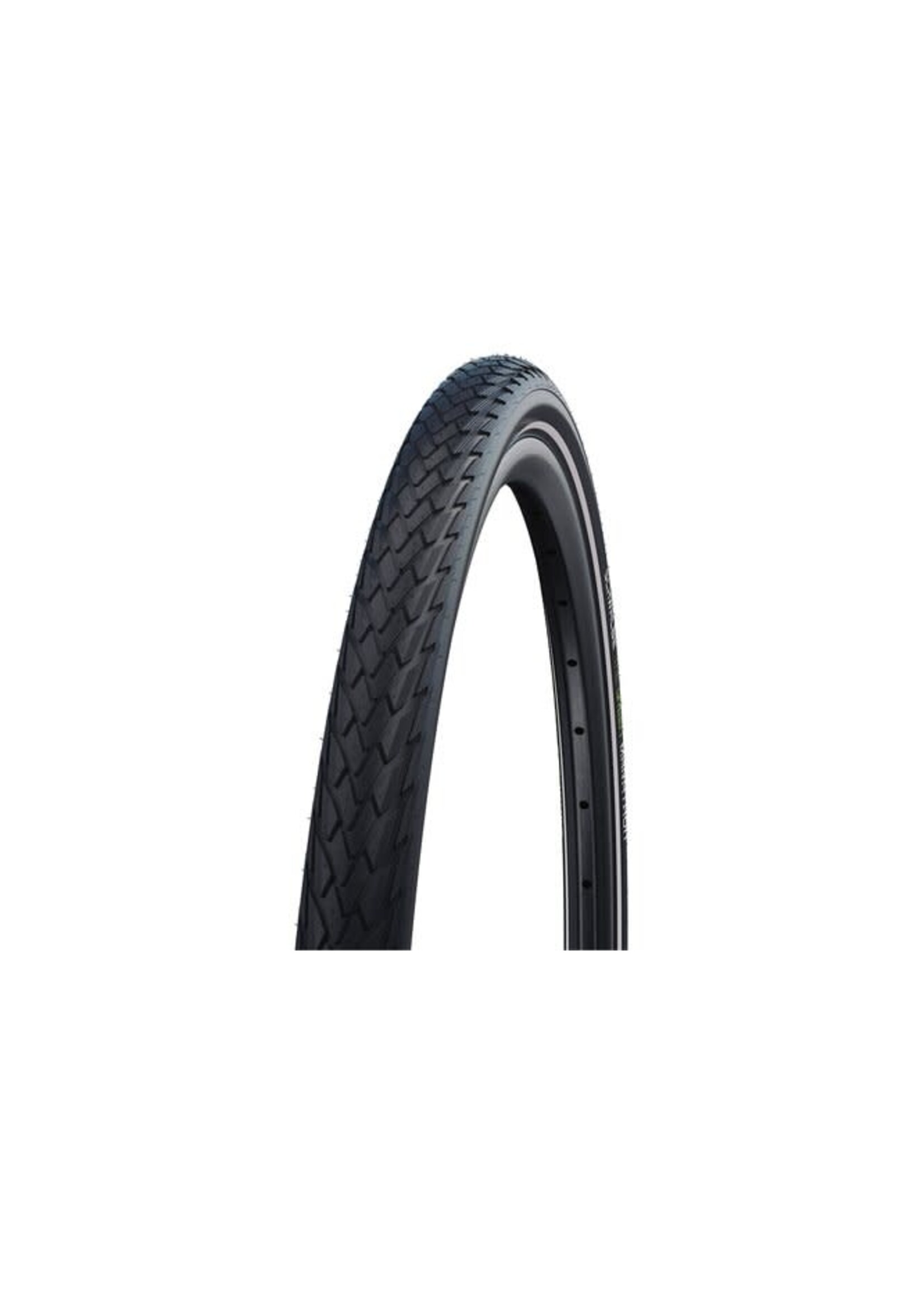 SCHWALBE Copertone  rigido Schwalbe Green Marathon 700x32C GG con striscia riflettente, nero