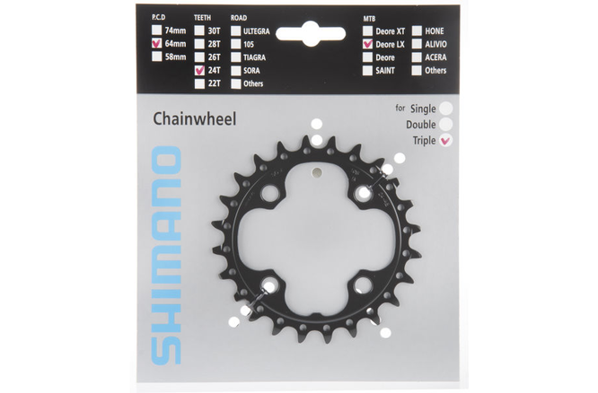 Corona Shimano SLX FC-M660 a 24 denti