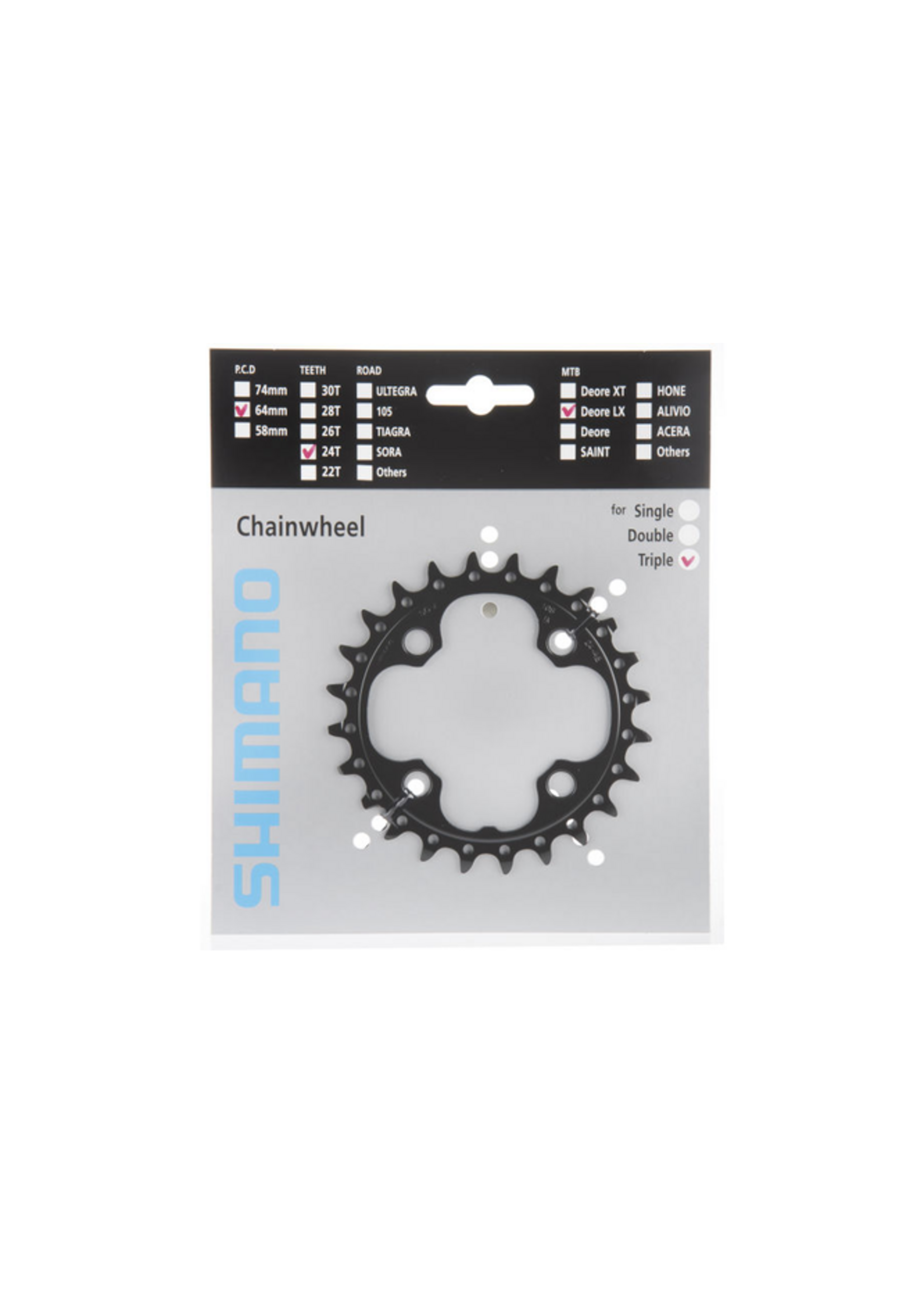 Corona Shimano SLX FC-M660 a 24 denti
