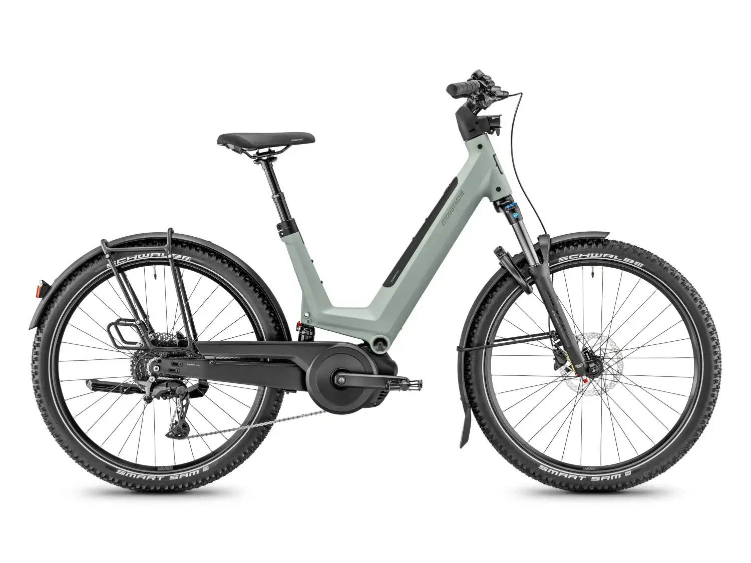 Moustache Moustache XROAD FS 4 Green Argile Metal Light 600Wh L