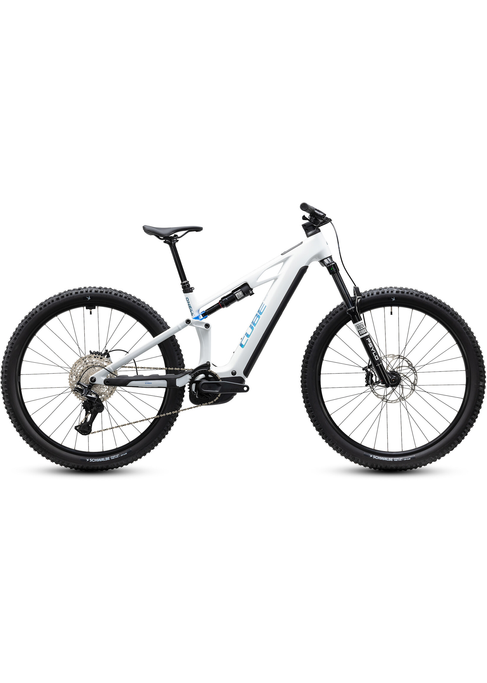 CUBE Cube Stereo Hybrid ONE44 HPC Pro 800 metallicwhite´n´blue