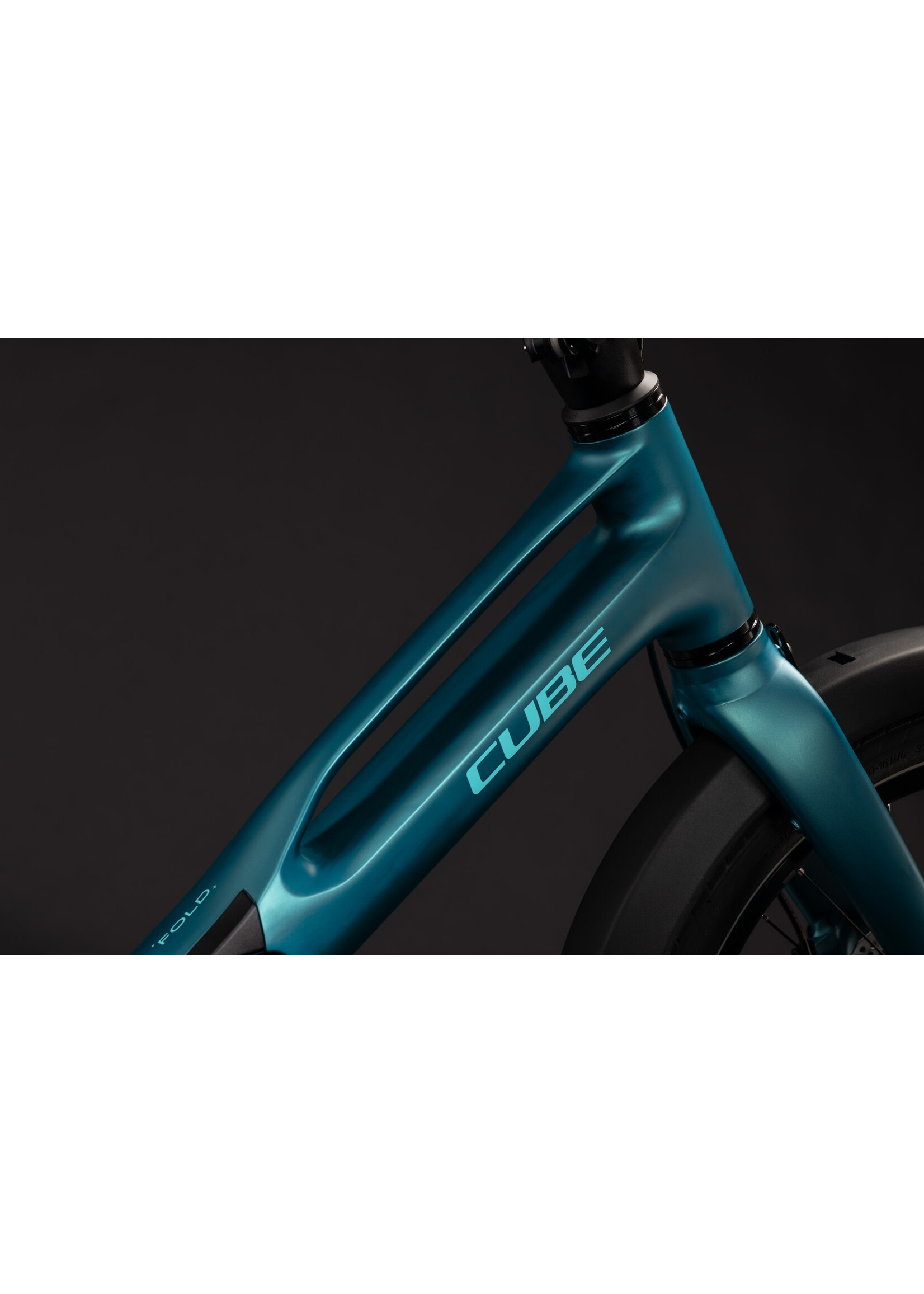 CUBE Cube Fold Hybrid Deluxe 540 metallicpetrol´n´sea