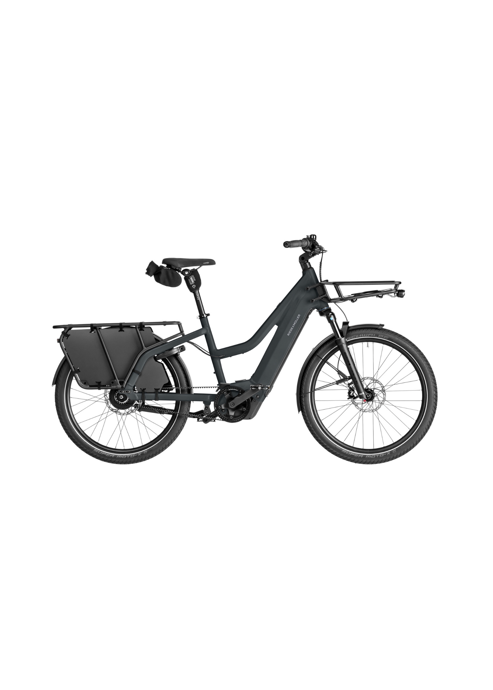 RIESE & MÜLLER Multicharger3 Mixte Vario 47cm utility grey/black matt 750wh - RX Chip