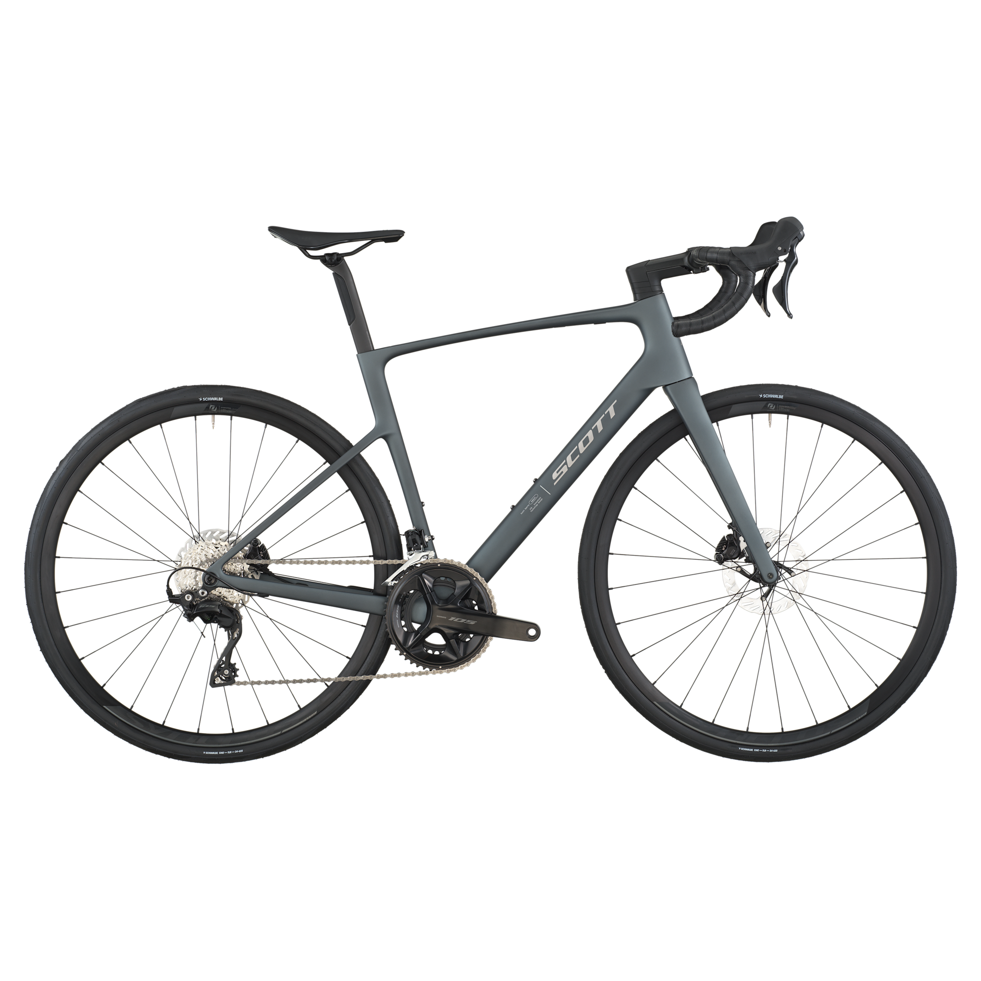 Scott - Bicicletta Scott Addict 50 - carbon grey size L