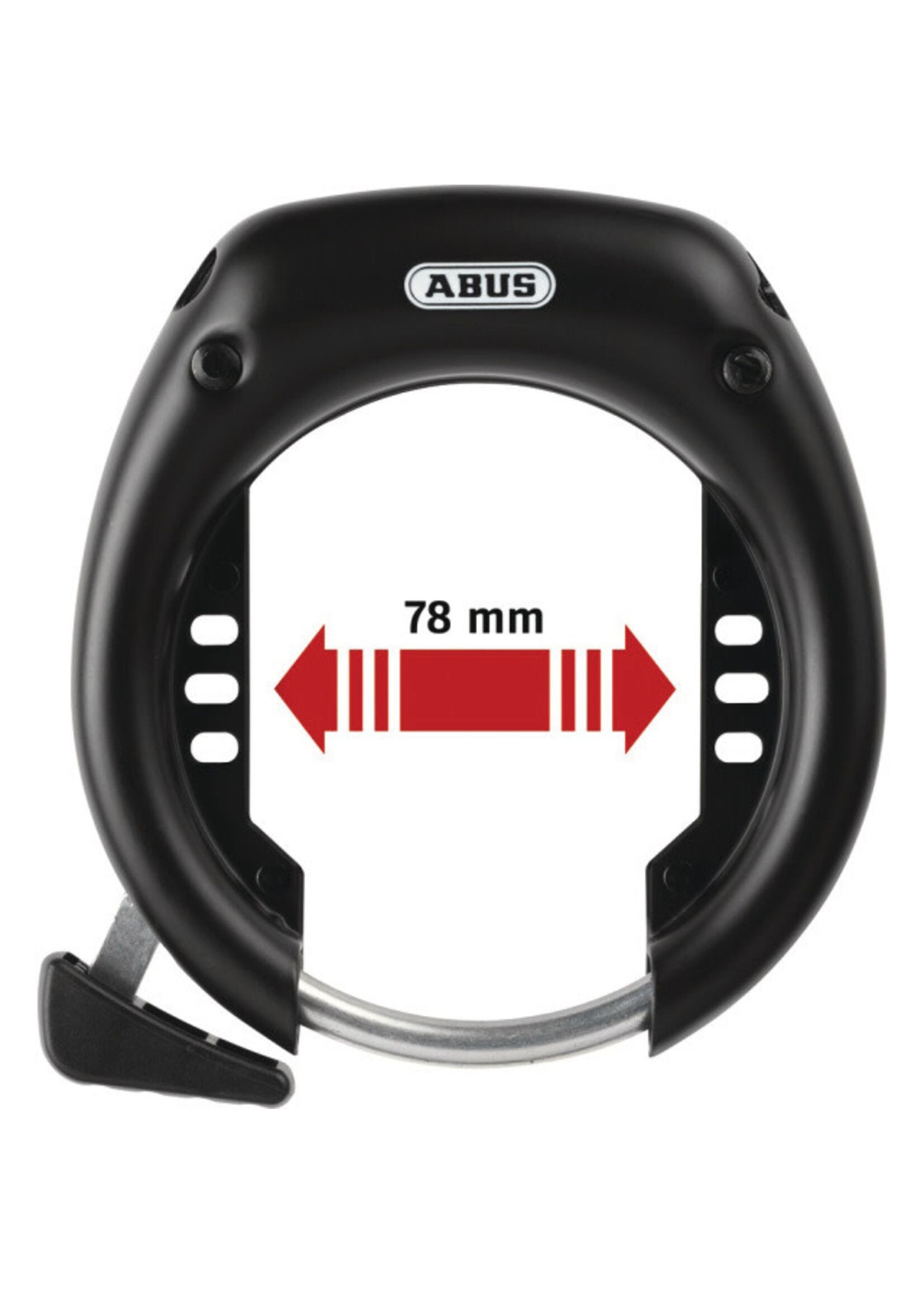 ABUS Lucchetto a telaio Shield XPlus 5755L NR senza supporto nero