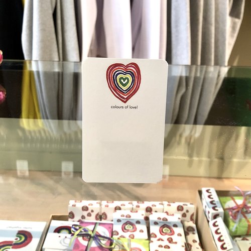 note card colours of love note card colours of love