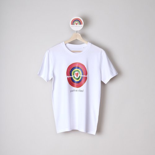t-shirt unisex positive vibes t-shirt unisex positive vibes