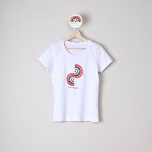 t-shirt dames better together t-shirt dames better together