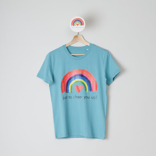 t-shirt unisex teal just to cheer you up t-shirt unisex teal just to cheer you up