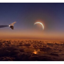 VIP-Eclipsvlucht op woensdagavond 12 augustus 2026