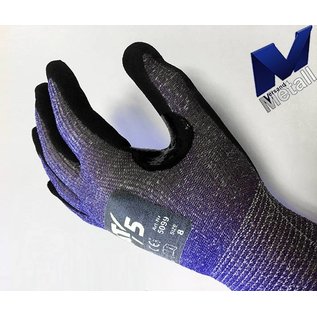 Versandmetall Handschoenen, snijbescherming, maximum snijbescherming, Blauw