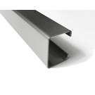 Versandmetall C-Profiel gemaakt van roestvrij Staal hoogte 20 mm Breedte 30 mm- tot 80 mm Lengte 2000 mm