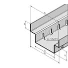 Versandmetall Caniveau de drainage en acier inoxydable  type A en acier inoxydable d'entrée 90 à 140mm faible hauteur d'installation