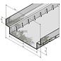 Versandmetall Drainagerinnen ohne Rost,  Linienentwässerung von Oberflächen Form B2 aus Edelstahl Einlaufbreite  90, 120, 140, 190mm