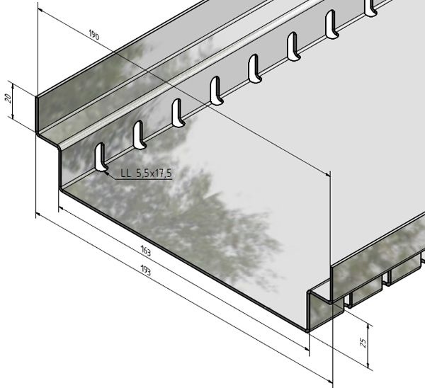 Caniveau de drainage inox en acier inoxydable Drainage ligne - acheter à  Versandmetall - Versandmetall