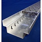 Versandmetall Drainagerinne ohne Rost, Einlaufbreite 90,  120, 140, 190mm aus Aluminium, Linien Entwässerung von Oberflächen