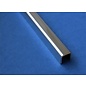 Versandmetall Profil encadrement en U, en acier inoxydable de 1,0mm, longueur 2500mm, pour verre de 8 jusqu'à 12,52mm