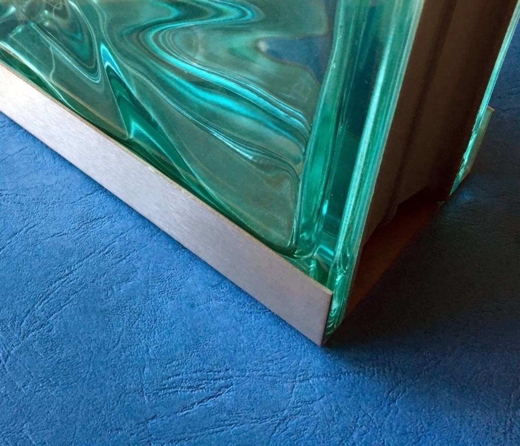 Einfassprofil Glasbaustein Edelstahl 1,5 mm Längen bis 2500mm