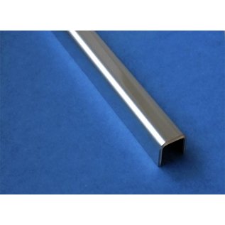 Versandmetall Profil encadrement, Profil U 1,5mm d'acier inoxydable, pour panneaux bois de 10 - 40mm