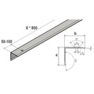 Versandmetall Corniere Inox Angle de garage 2.0mm avec trous - longueur de jambe inégale 90 ° 2500 mm