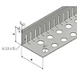 Versandmetall Bande de gravier connecteur petit en acier inoxydable Hauteur 40-75mm