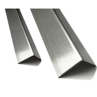 Versandmetall Corniére de protection inox en acier inoxydable Angle de protection des angles Rail de protection d'angle à 3 voies chanfreiné équilatéral 90 ° longueur 1500 mm