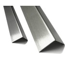 Versandmetall Corniére de protection inox  en acier inoxydable Angle de protection des bords Rail de protection d'angle à 3 plis,  équilatéral 90 ° longueur 1250 mm