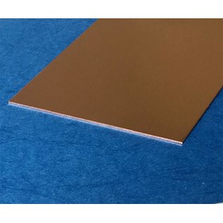Versandmetall Plaques en cuivre avec feuille de protection unilatérale jusqu'à 500 mm de longueur
