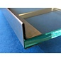 Versandmetall Gouttière de toit vitré 18mm, pour verre de sécurité feuilleté de 17 ou 17,76 , acier inoxydable 1.4301, surface brossé  en grain 320