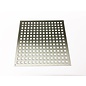 Versandmetall Ventilatierooster gemaakt van roestvrij staal vierkante gat 10x10mm, Dickte 1,5 mm