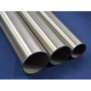 Versandmetall Tube en acier inoxydable rond 60.3x2mm Acier inoxydable 1.4301 surface brossé en garin 240